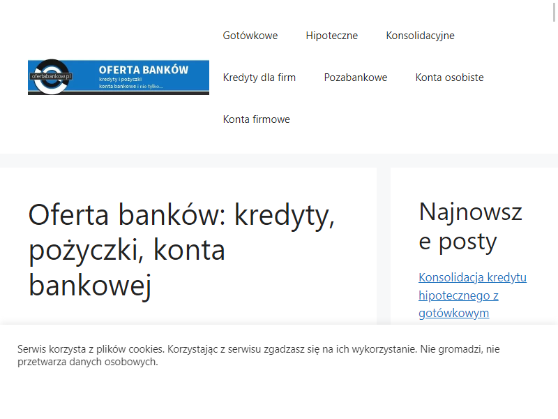 Oferta banków. Ofertabankow.pl