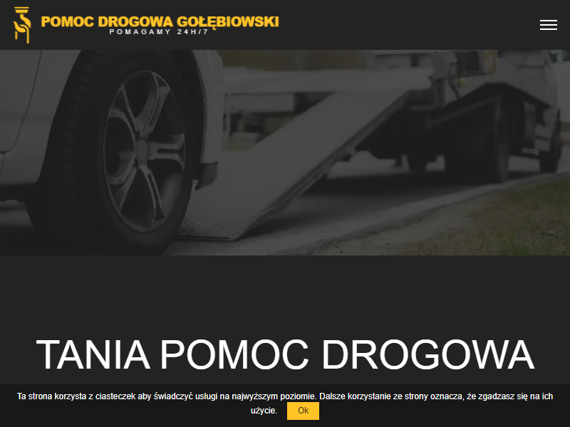 Możliwość skorzystania z usługi odholowania dla motorów oferowana przez markę POMOC DROGOWA GOŁĘBIOWSKI 